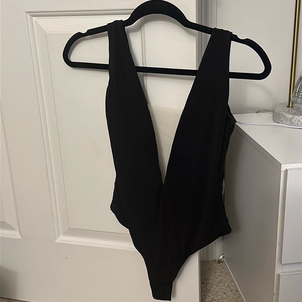 black bodysuit